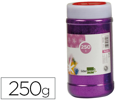 PAILLETTE FANTAISIE LIDERPAPEL COLORIS MAUVE MTALLIS POT 250G