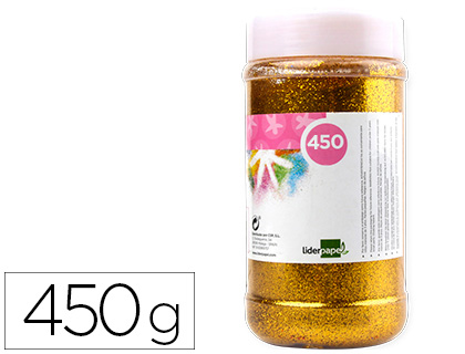 PAILLETTE FANTAISIE LIDERPAPEL COLORIS OR         METALLISE - POT DE 425G