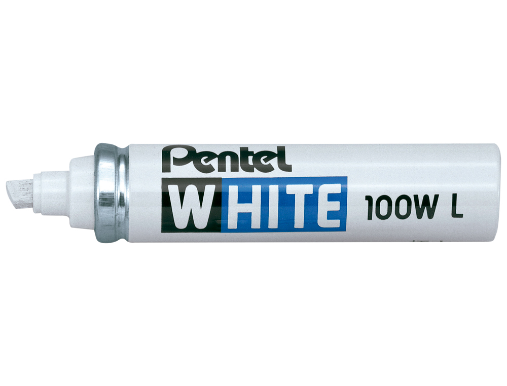 MARQUEUR PENTEL PEINTURE POINTE CONIQUE LARGE TRAIT 3.0MM INDÉLÉBILE OPAQUE TOUS USAGES TOUS MATÉRIAUX COLORIS BLANC