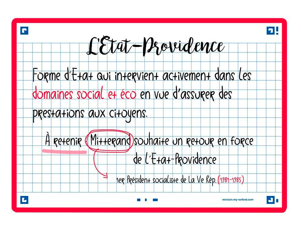 FICHES BRISTOL OXFORD REVISION 2.0 A6 NON PERFOREE  32 FICHES/FILM Q5X5 CADRE     ROUGE