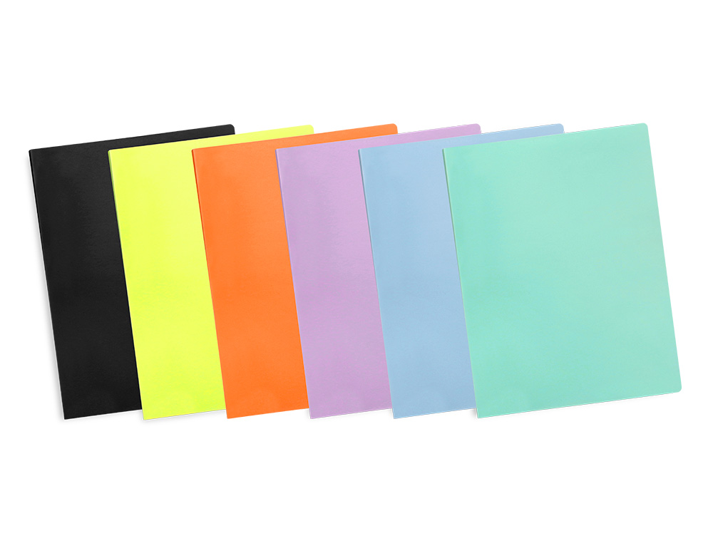 PROTEGE-DOCUMENTS LIDERPAPEL POLYPROPYLENE COUVERTURE FLEXIBLE 40 POCHETTES FIXES A4 220X297MM LAVANDE OPAQUE