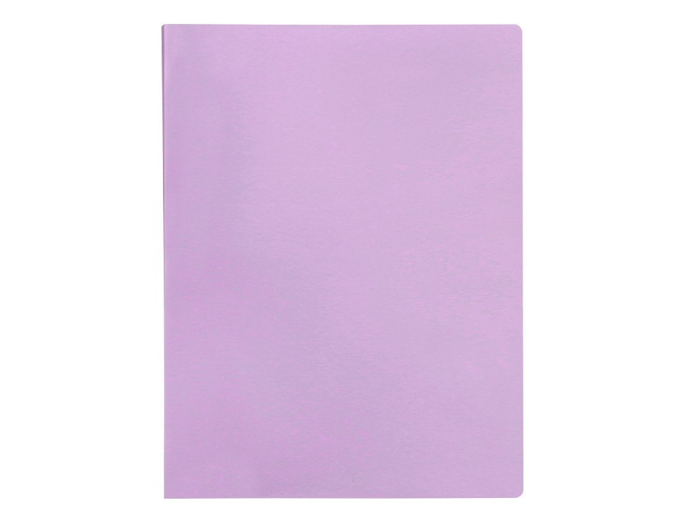 PROTEGE-DOCUMENTS LIDERPAPEL POLYPROPYLENE COUVERTURE FLEXIBLE 40 POCHETTES FIXES A4 220X297MM LAVANDE OPAQUE