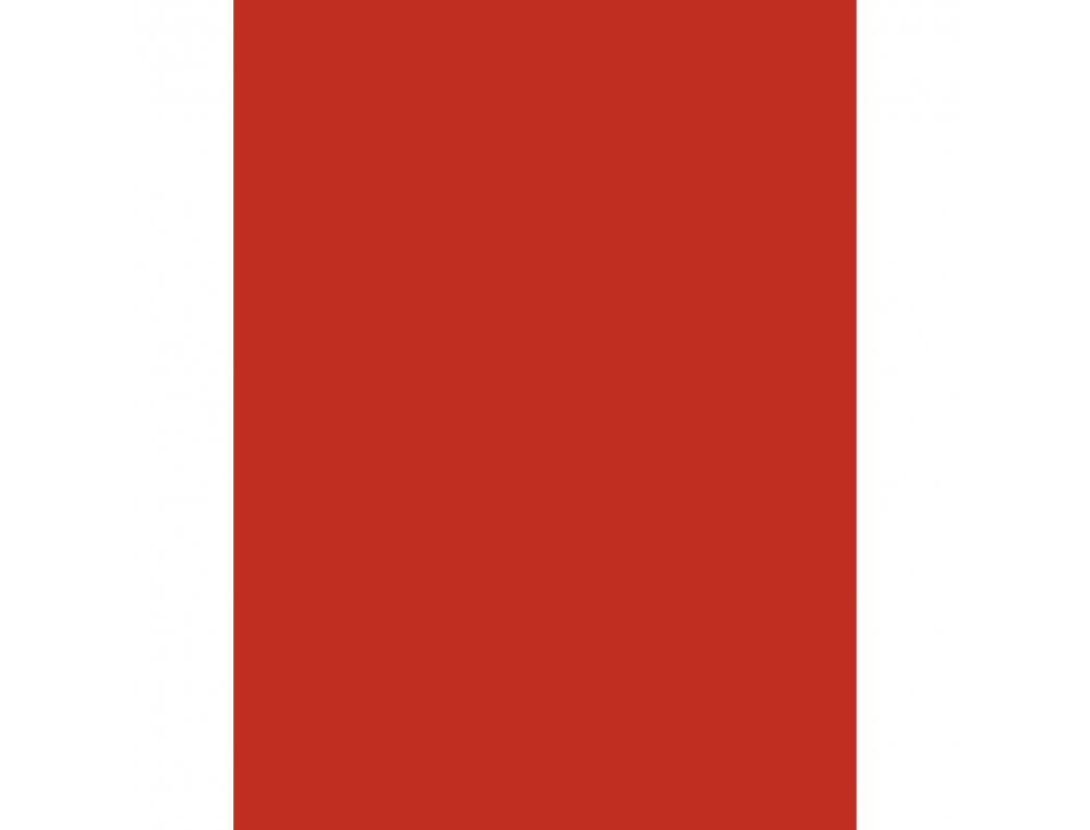 PAPIER AFFICHE CLAIREFONTAINE 60X80CM 90G COLORIS ROUGE     PAQUET 25 FEUILLES