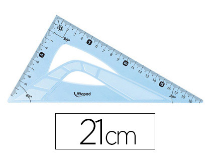 QUERRE MAPED FLEX 60 DEGRS GRADUE 21CM INCASSABLE