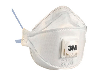 MASQUE RESPIRATOIRE AURA JETABLE SERIE 9300 PLIABLE    RECOMMANDE AGRICULTURE BOITE  10 UNITES