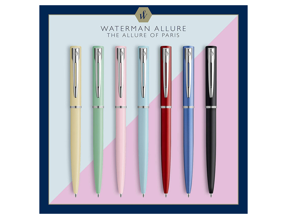PRESENTOIR BOX DE 10 STYLOS WATERMAN ALLURE TRANSIT       PANACHES