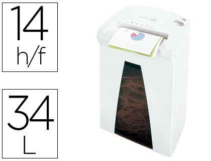 DESTRUCTEUR HSM SECURIO B24 COUPE MICRO 4.5X30MM SILENCIEUX SYSTME ANTI-BOURRAGE SCURIT 34L 395X317X605MM