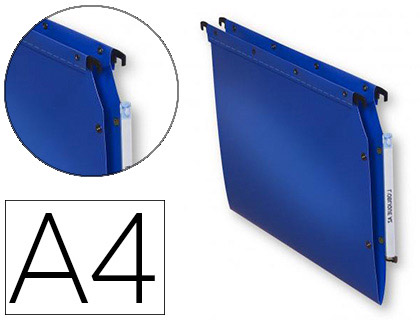 DOSSIER SUSPENDU ELBA POLYPRO ULTIMATE ARMOIRE H275MM ENTRA 330MM FOND V COLORIS BLEU     BOTE 10 UNITS