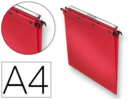 DOSSIER SUSPENDU ELBA POLYPRO ULTIMATE ARMOIRE H275MM ENTRA XE 330MM FOND 15 COLORIS ROUGECERISE BOTE 10 UNITS