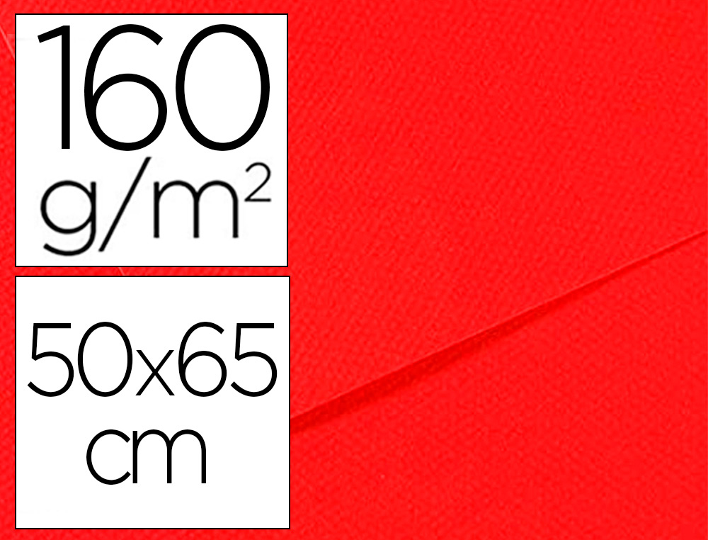 PAPIER DESSIN CANSON FEUILLE MI-TEINTES N 505 GRAIN        GELATINE HAUTE TENEUR COTON   160G 50X65CM UNICOLORE ROUGE