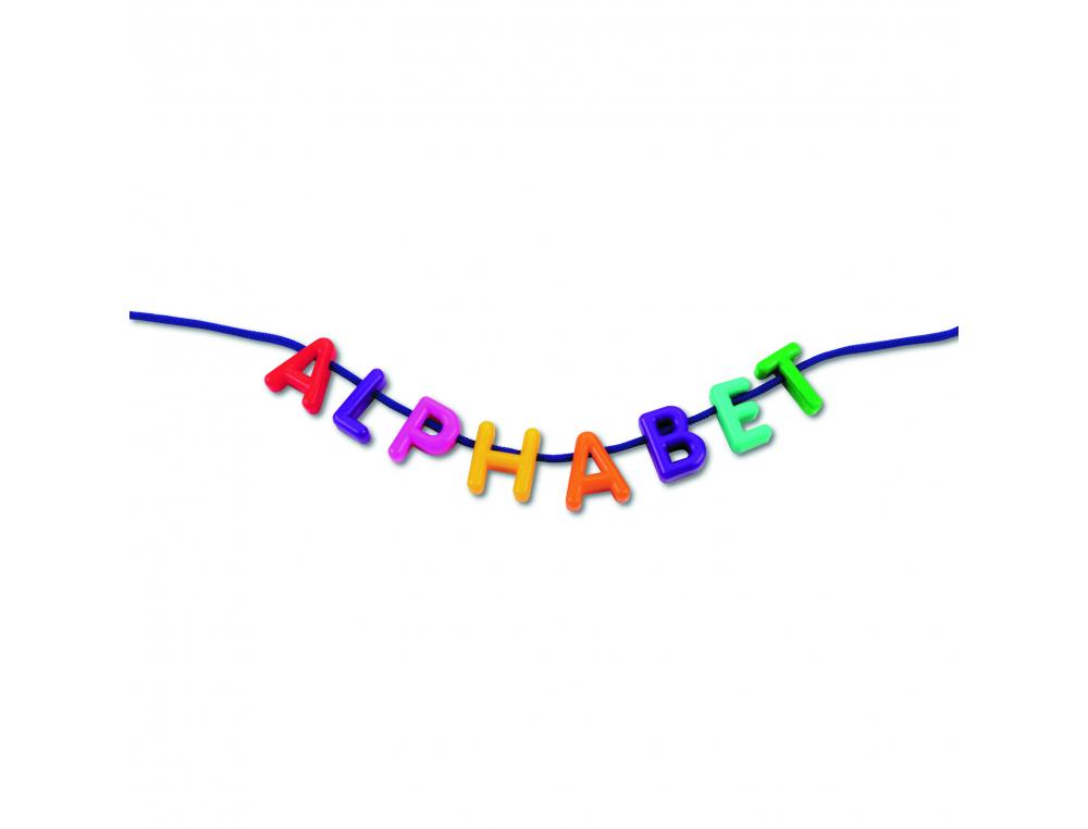 JEUX DE LACAGE EN PLASTIQUE LEARNING RESOURCES ALPHABET A LACER 260 LETTRES 15 LACETS