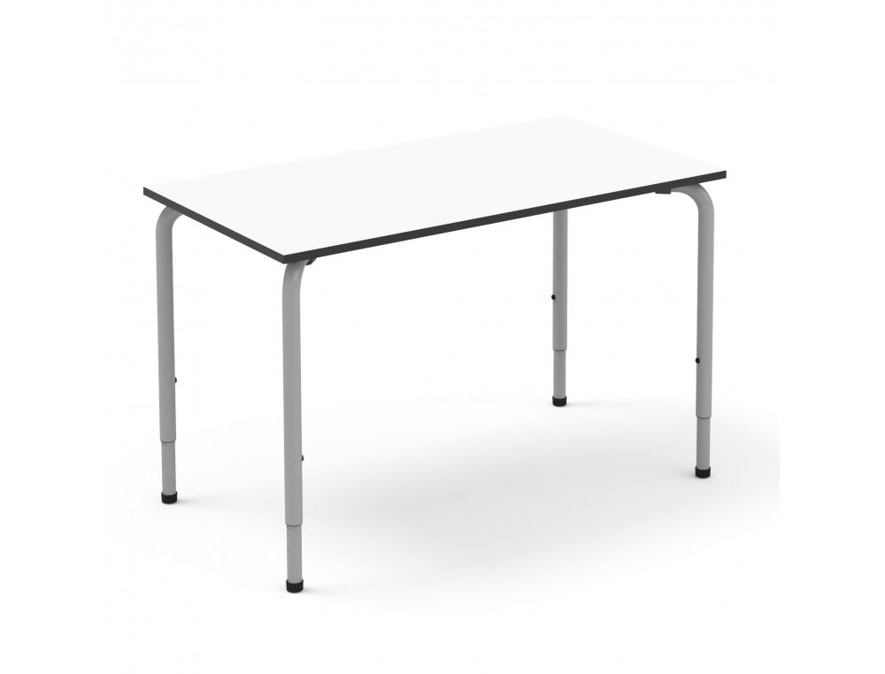 TABLE MIRPLAY RECTANGULAIRE METAL 120X65CM PRIMAIRE A     LYCEE
