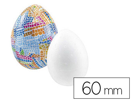 OEUF STYROPOR  DCORER DIAMTRE 60MM